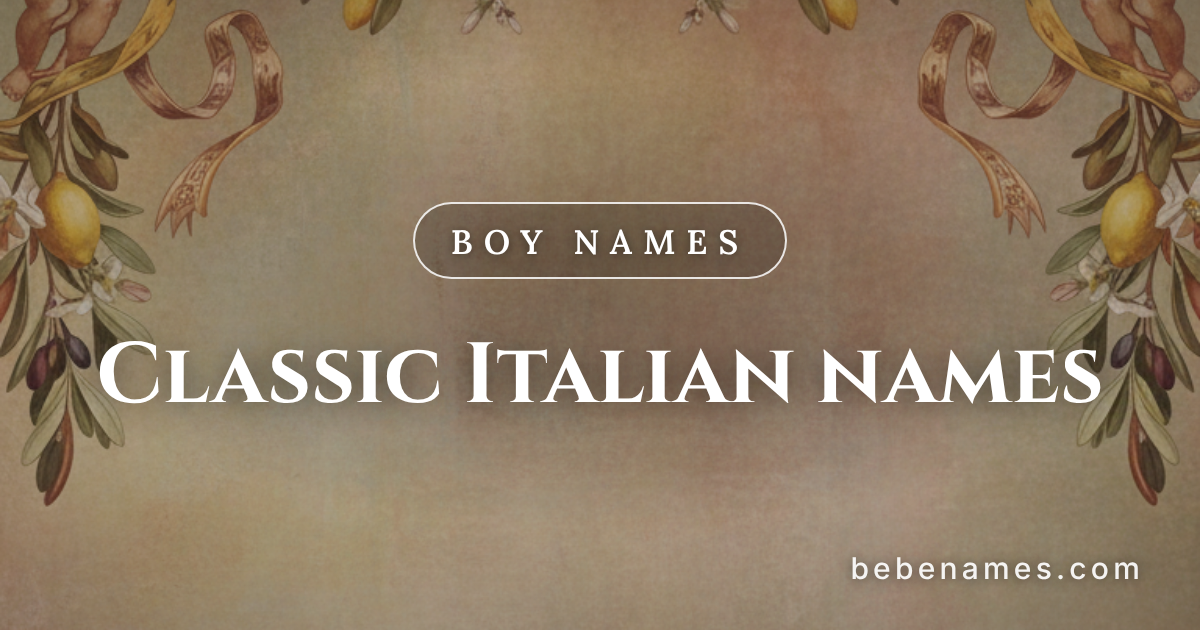 Boy Names That Taste Like Espresso and Sound Like Cathedrals