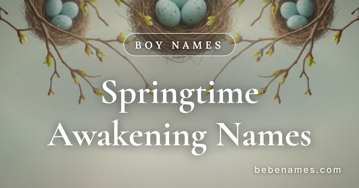 Boy Names That Crack Open Like Buds After the Last Frost