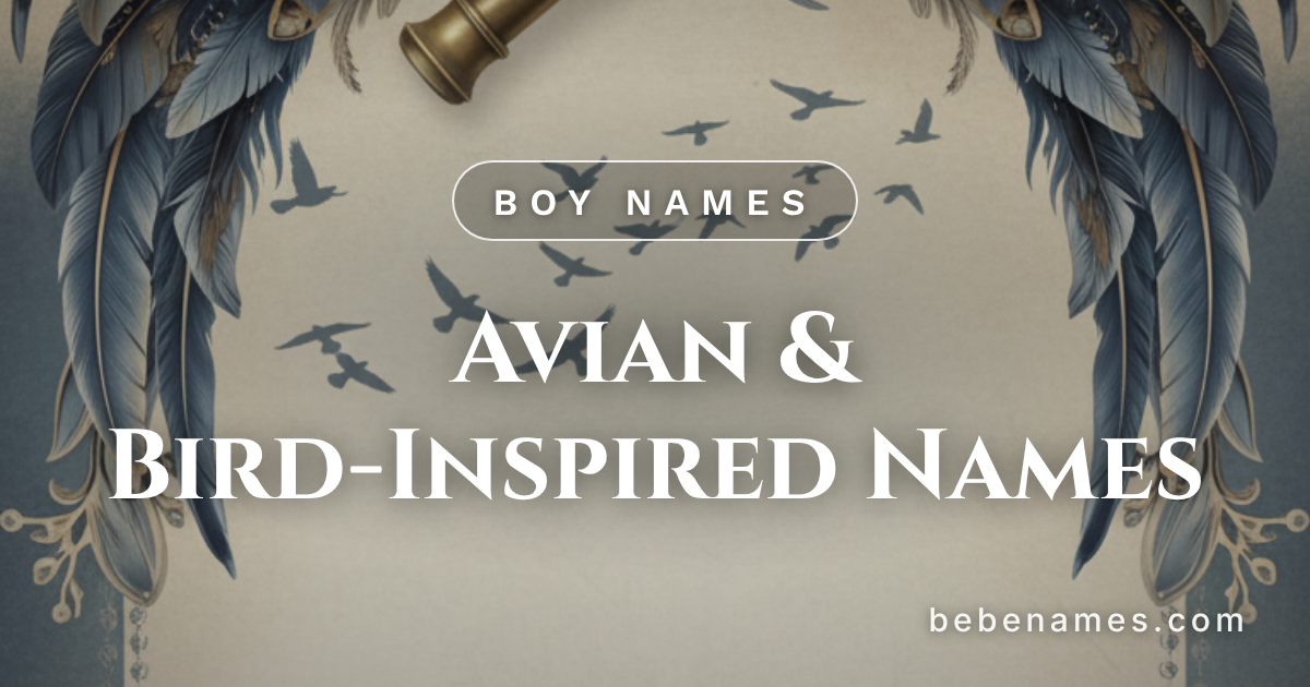 Boy Names That Take Flight on Wild Wings and Soar Above the Ordinary
