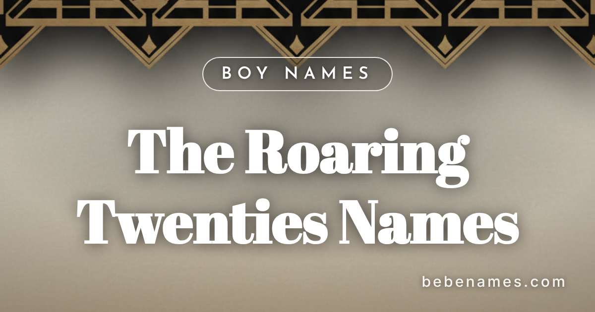 Boy Names That Light Cigars in Velvet-Lined Drawing Rooms