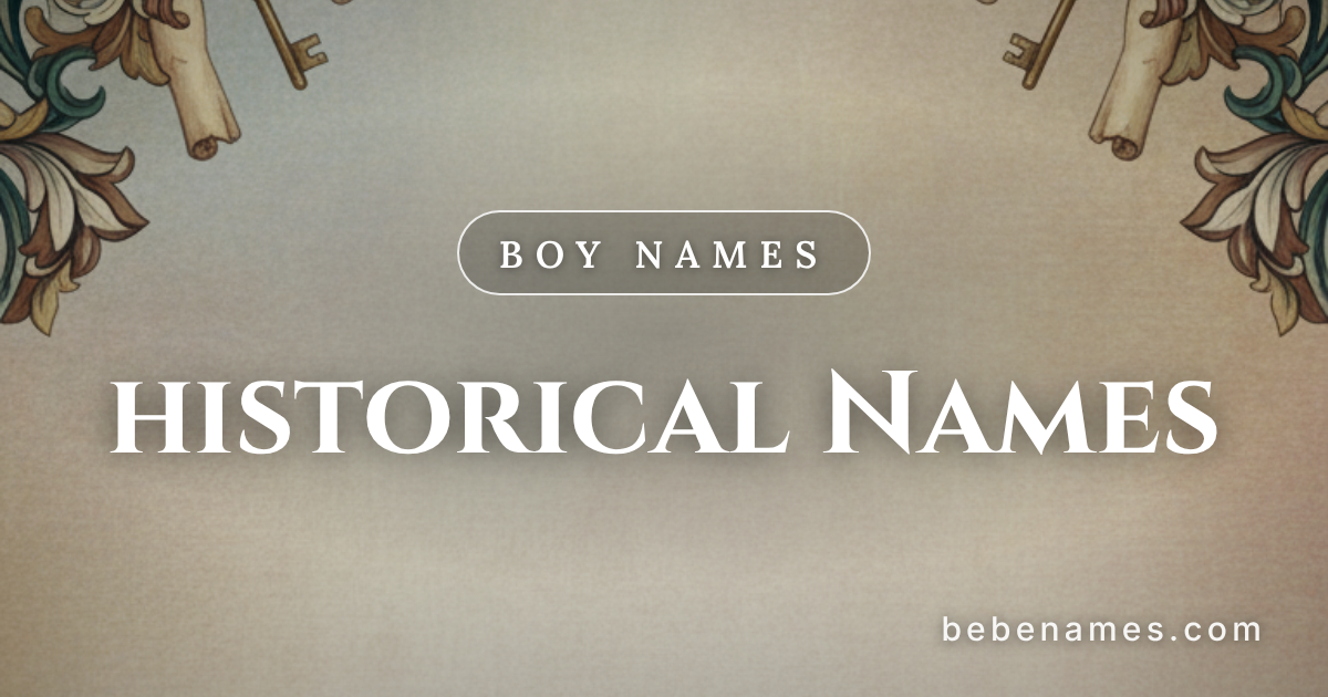 Boy Names That Echo Through Marble Halls and Command the Pages of History