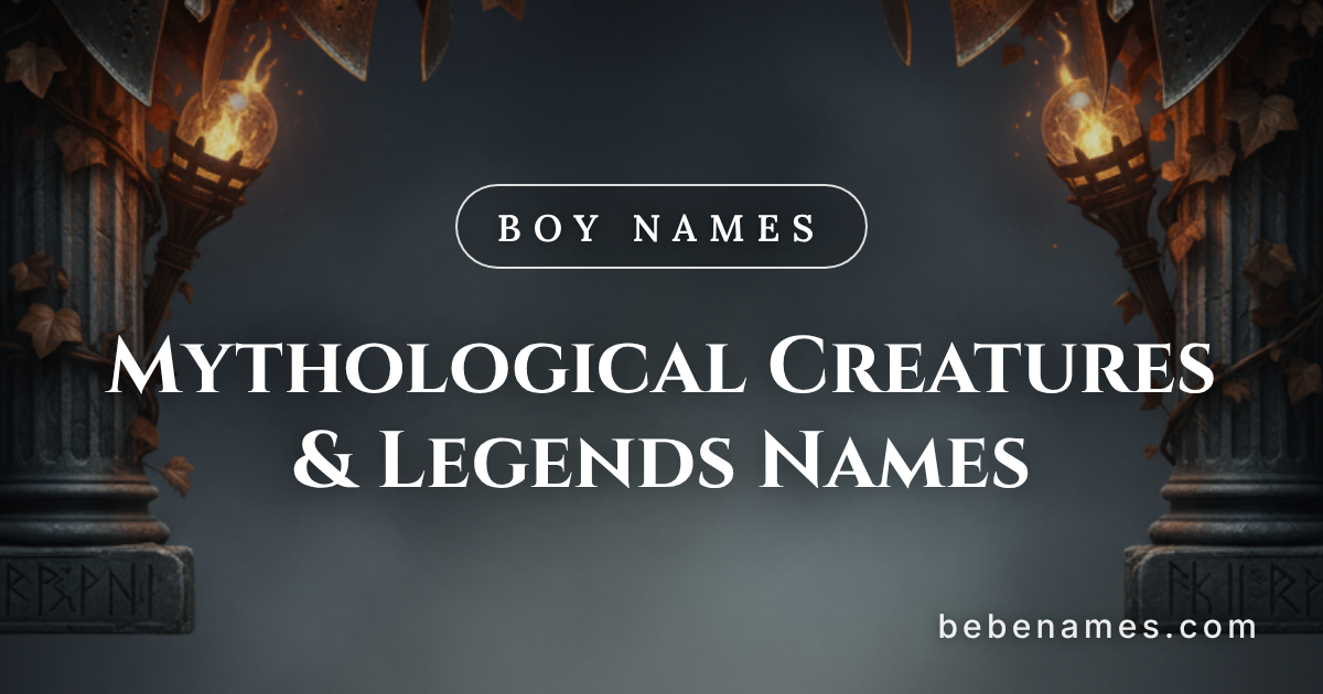Boy Names That Rise From Myth and Roar Through Legend