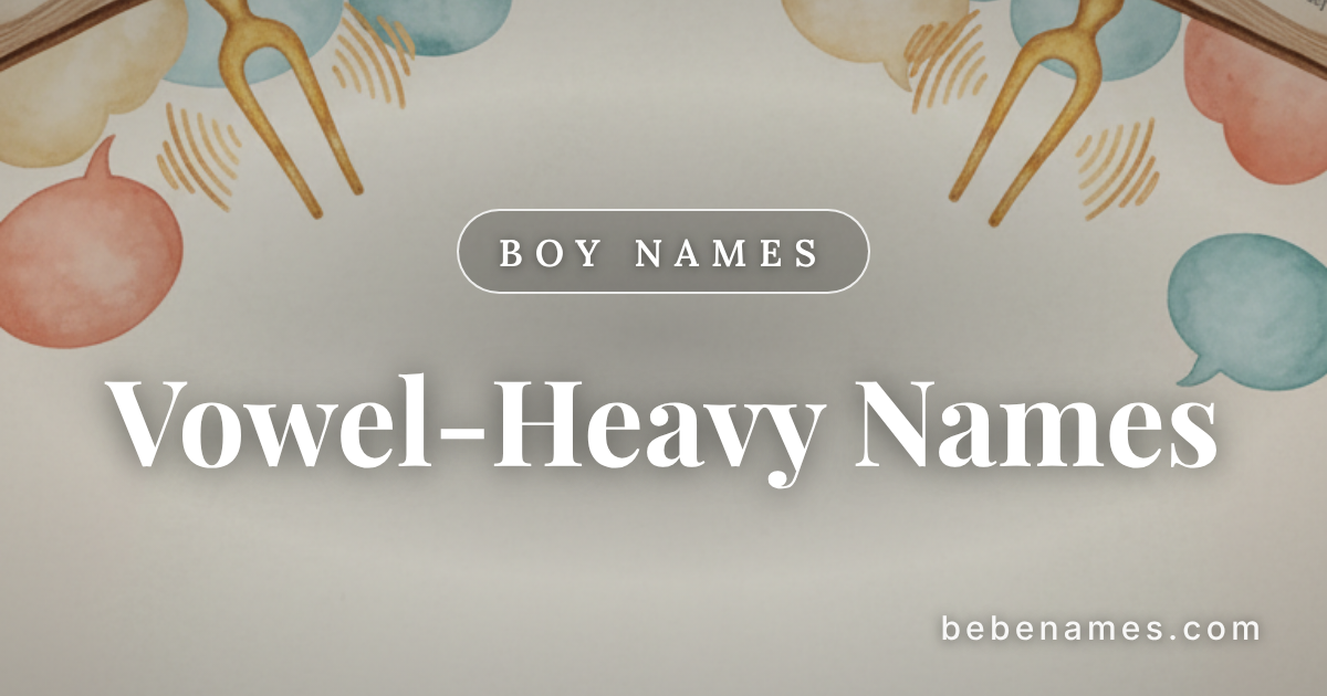 Boy Names That Flow Like Water and Open Like Vowels